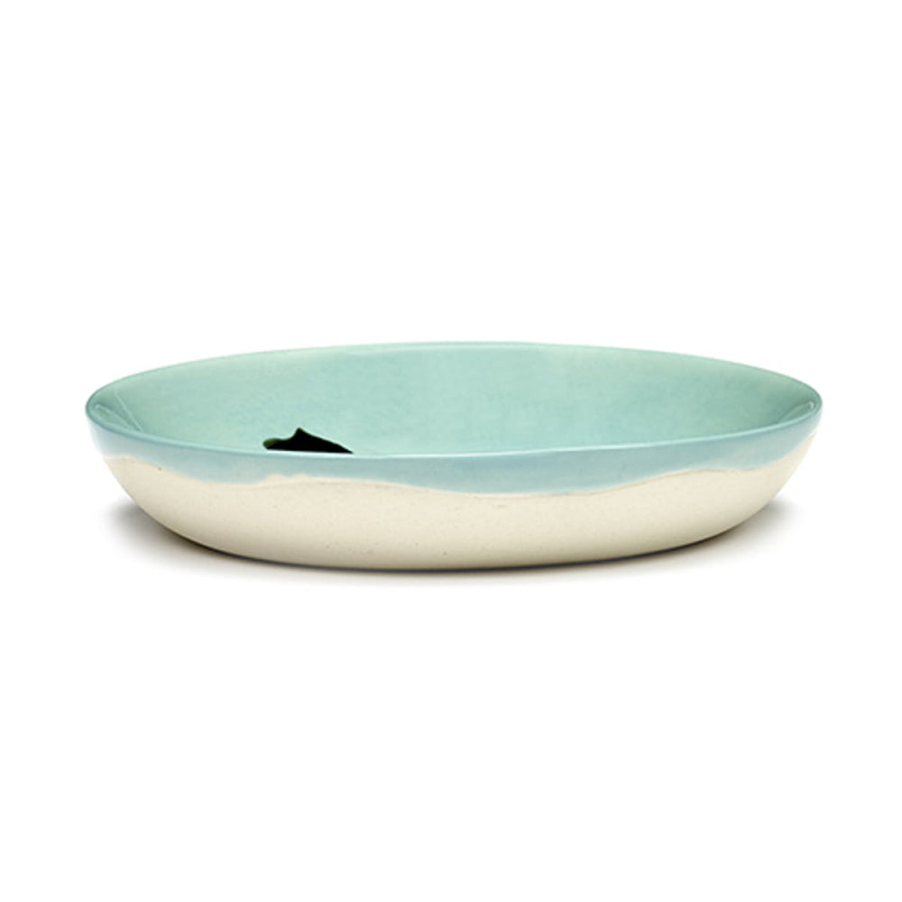 Set of 4 Small Dishes, Blue and Green, Azure