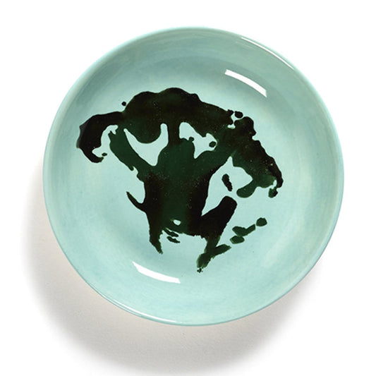 Set of 4 Small Dishes, Blue and Green, Azure