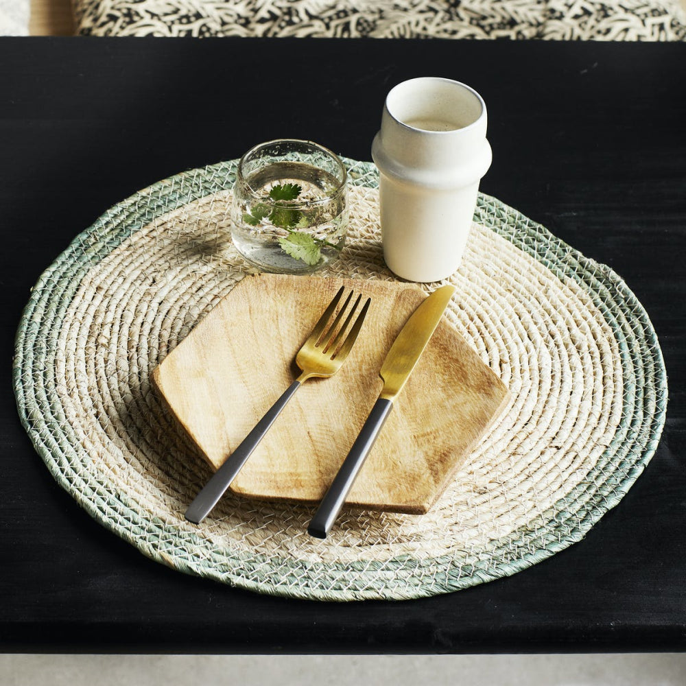 Dipped Grey and Gold Cutlery Set, 4 Pieces